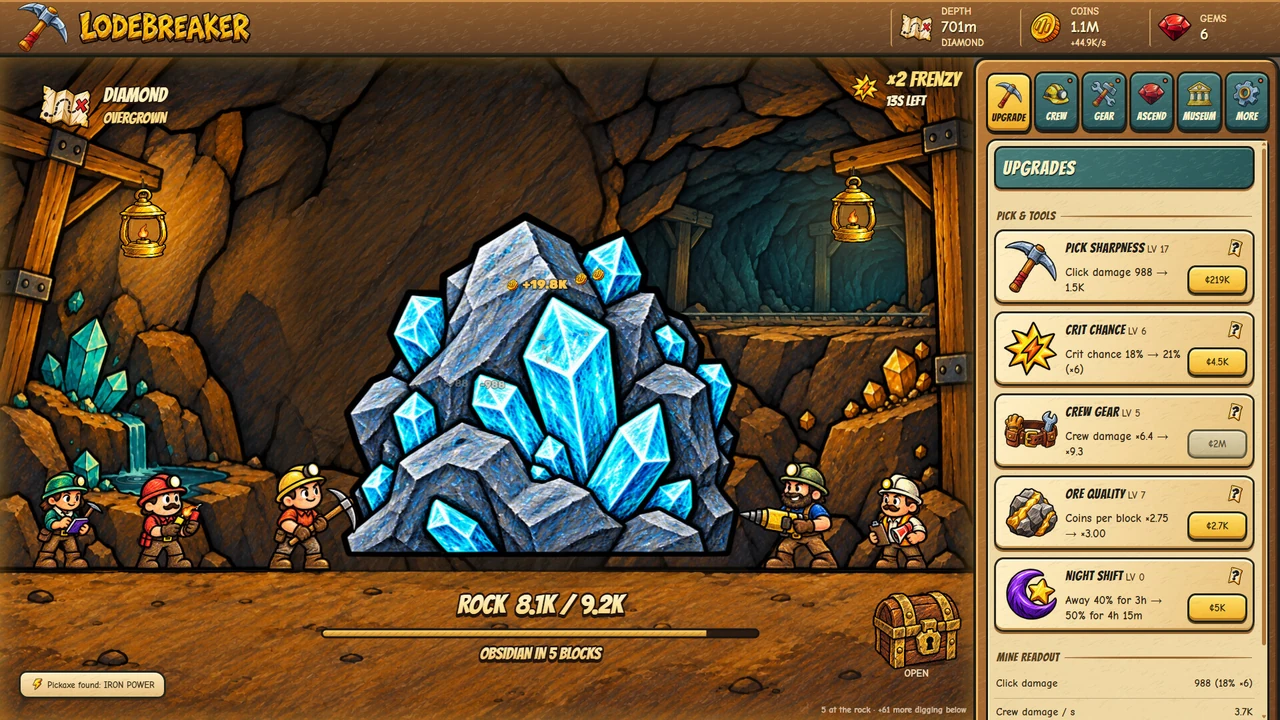 Lodebreaker gameplay screenshot 1