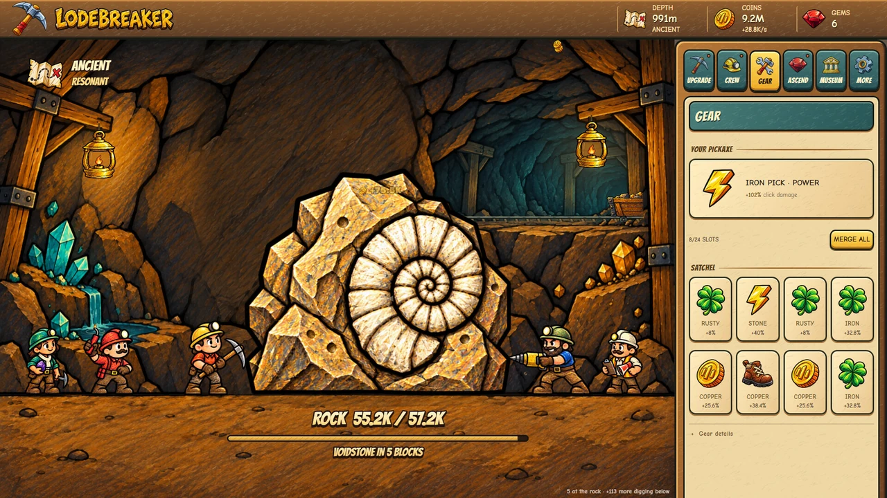 Lodebreaker gameplay screenshot 2