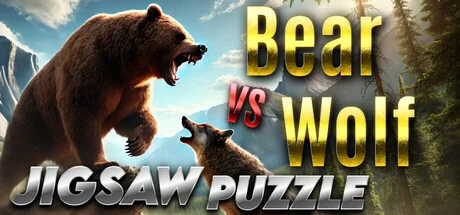 Bear vs. Wolf Jigsaw Puzzle game artwork
