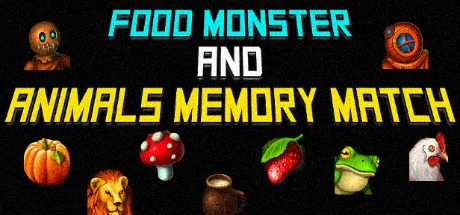 Food Monster and Animals Memory Match game artwork